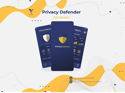 Privacy Defender IOS Version app branding design figma graphic design illustration ui ui ux ux vector