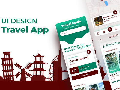 Travel App UI UX Design