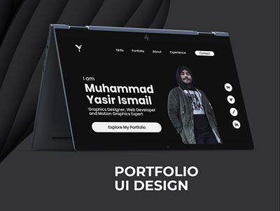 Portfolio UI DESIGN app branding design illustration logo portfolio ui ux user experienec user interface ux vector web ui websites design