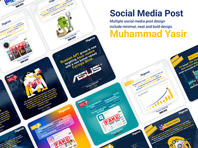 Social Media Posts app branding design digital marketing graphic design illustration instagram post logo social media social post typography ui ux vector