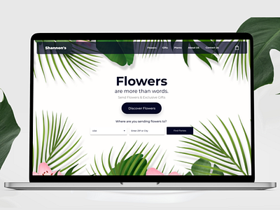 Flower Shop UI UX Design
