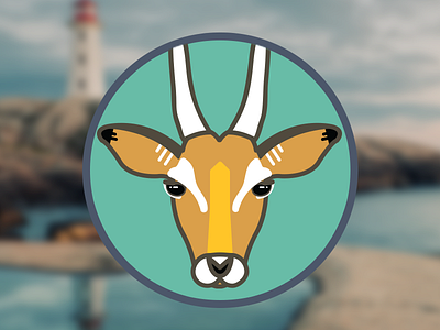 Tidepool- Antelope Badge illustration iphone