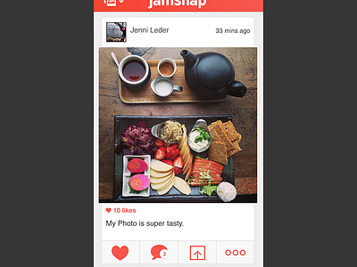 Jamsnap - feed view: v2