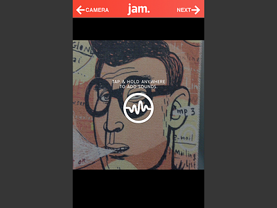 Jamsnap - Creation view - "Jam."