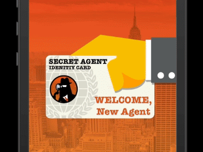 Secret Agent Animation animation games gif iphone