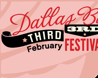 2012 Dallas Burlesque Festival Flyer (header) flyer typography