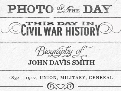 The Civil War Today for iPad: Typography for headline sections civil war ipad typography