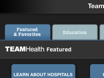 Team Health : Recruit Resources (detail)