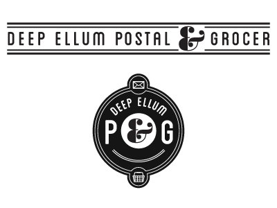 Deep Ellum Postal & Grocer: idea #2 design logo typography