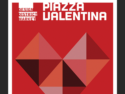 Design District Market: Piazza Valentina Poster