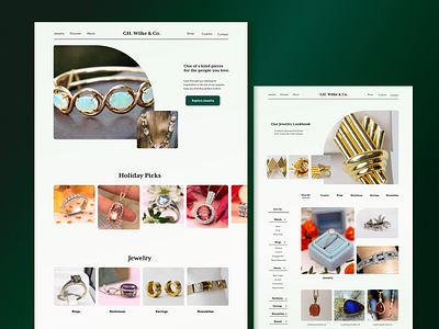 Website Design for Jewelry