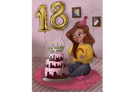 Birthday illustration