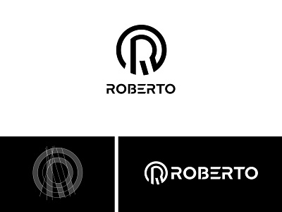 ROBERTO logo design branding design designer fibonacci free golden golden ratio illustration logo logo design logo design branding logo designer logo mark modern monotype