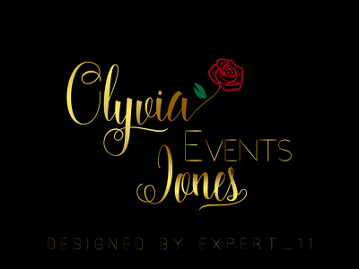 Olyvia Jones Events brand design branding branding kit design logo logo design luxury brand proffesional logo unique logo design