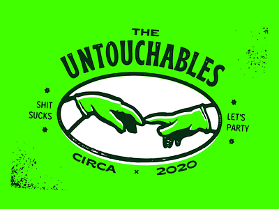 Untouchables covid design illustration staysafe vector