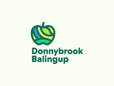 Donnybrook Balingup apple balingup donnybrook fields hills leaf logo river shire town