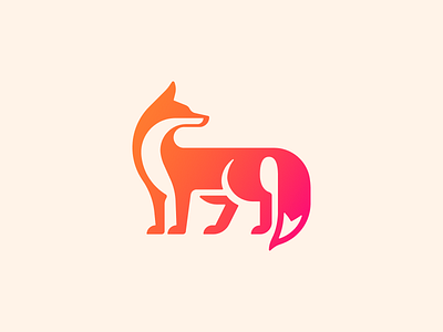 Nine Tail Mark animal chinese fox logo nine tail ninetales spirit 九尾狐