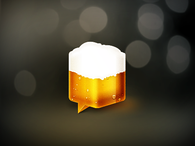 Currently brewing adobe beer brew bubble design fireworks icon logo meet meetup speech