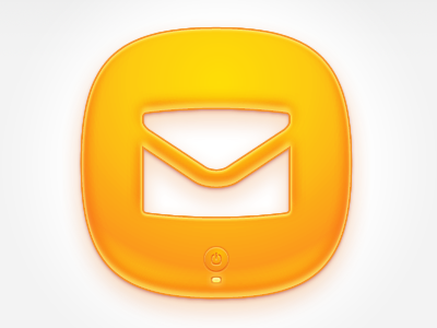 Email email icon mail orange pika