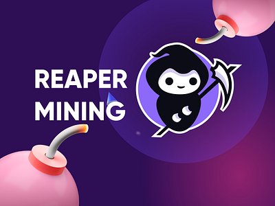 Reaper Mining | Cloud mining platform animation blockchain branding cloud cloud app concept crypto design graphic graphic design illustration logo minimalist logo mining platform ui uiux web web app website