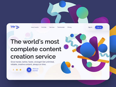 Raw Access | UX/UI Design, Website Development animation concept design graphic design ui uiux ux vector web website