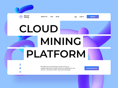 Mining platform|Logo, Branding & UX/UI Design