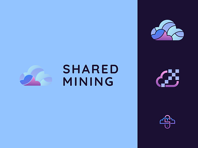 Сloud Mining | Logo & Branding animation app art blockchain branding concept design flat graphic design icon illustration logo minimal typography ui uiux ux vector web website