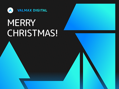 VALMAX DIGITAL | Merry Christmas branding concept design figma graphic design illustration logo minimal ui uiux ux web website