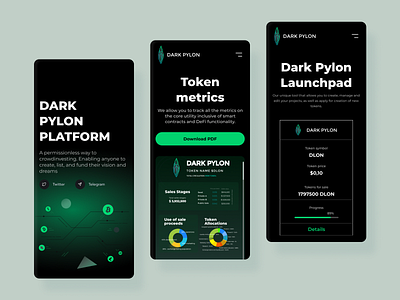 Dark Pylon|DeFi, Blockchain and Crypto platform animation blockchain branding concept crypto defi design graphic design illustration logo ui uiux ux web website