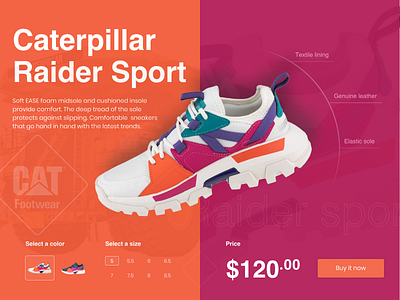 Sneakers wedshot branding bright buy cjm customer design information interface minimal sneakers store ui user ux web