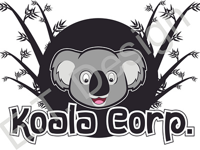 Koala Corp advertising animated branding colorful creative design illustration koala logo vector
