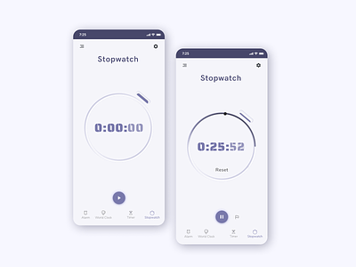 Stopwatch 014 14 clock timer countdown timer daily challenge daily ui dailyui dailyui 14 design inspiration neumorphism sports timer stopwatch design stopwatch ui timer timer ui ui 14 ui designs ui inspirations