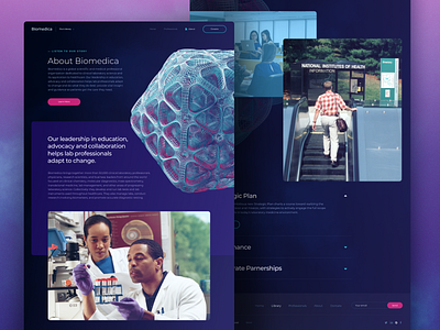 Website for Sharing Biological and Medical Studies bioscience biotech website biotechnology landing page clinical research life science medical landing page medical website medical website design medtech pharmacy landing page pharmacy website science lab landing page tech website