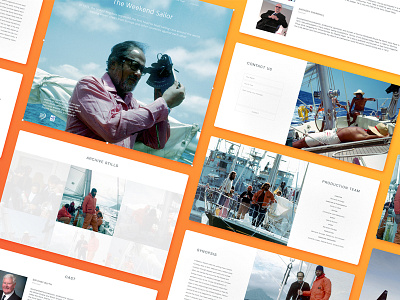 Weekend Sailor Movie Website Design