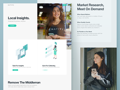 Website Redesign for a Market Research Platform