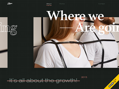 The New Zajno Website Wins FWA of the Day! about page bold typography brutal business dark design studio digital agency experience fashionable fwa of the day photography product progressive stylish team trendy ui ux unconventional layout web design zajno