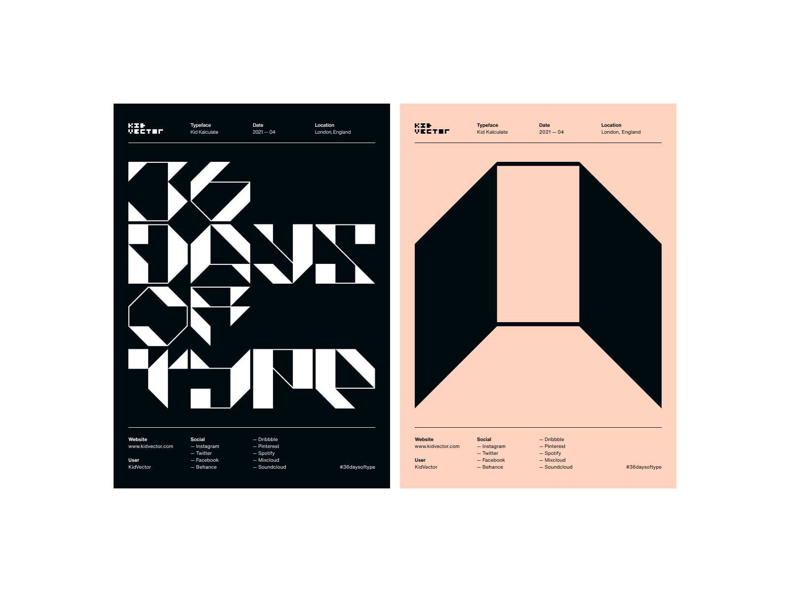 Kid Kalculate — A Poster 36daysoftype 36daysoftype08 type typeface typography