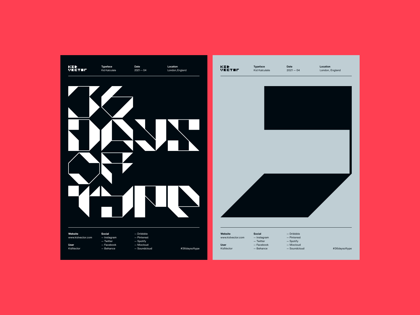 Kid Kalculate — J Poster 36daysoftype 36daysoftype08 type typeface typography