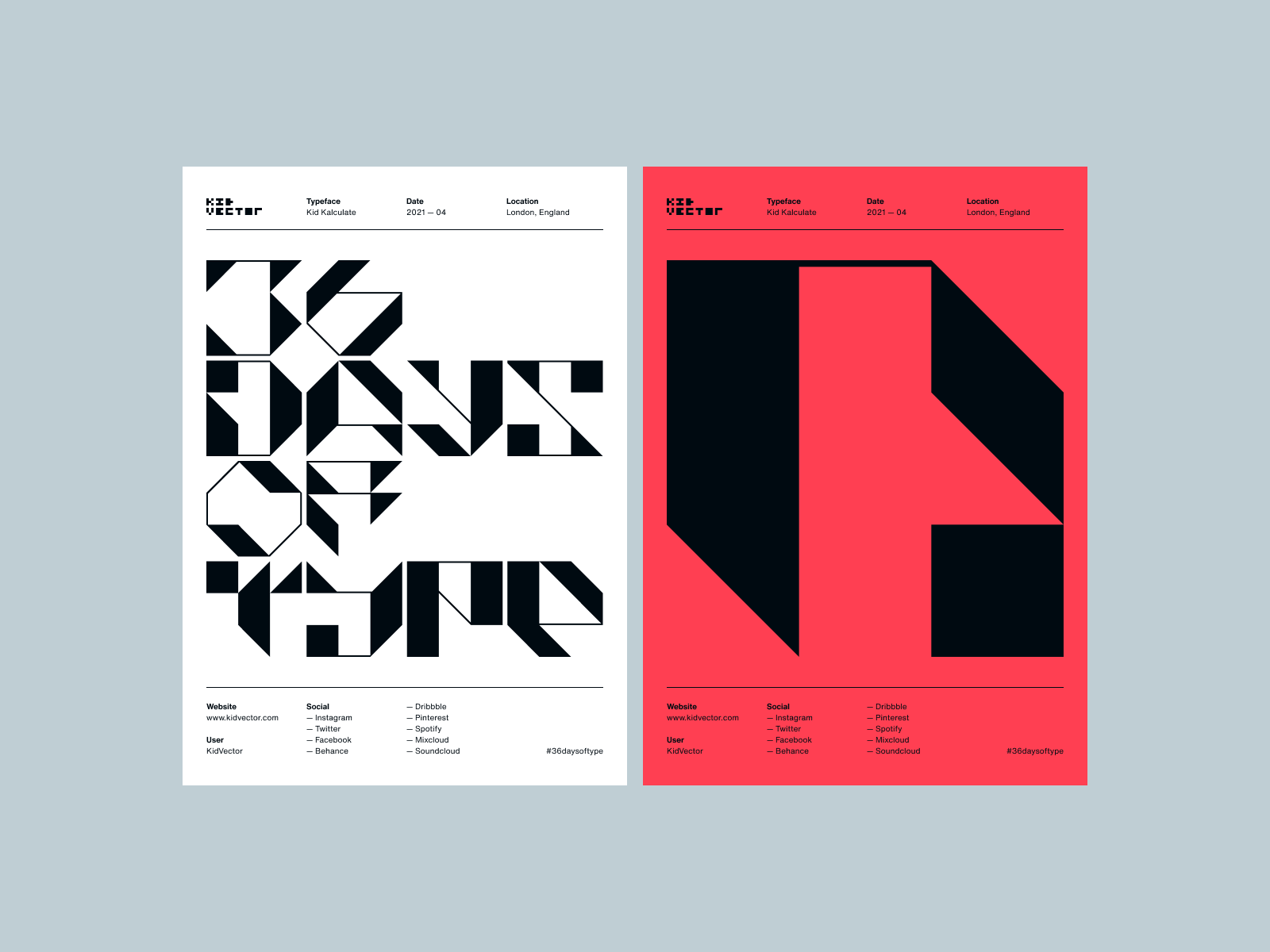 Kid Kalculate — N Poster 36daysoftype 36daysoftype08 type typeface typography