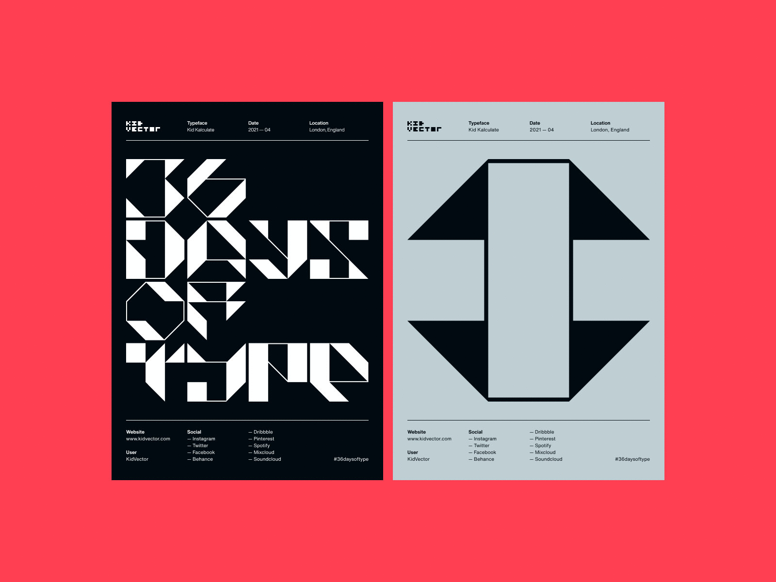Kid Kalculate — O Poster 36daysoftype 36daysoftype08 type typeface typography