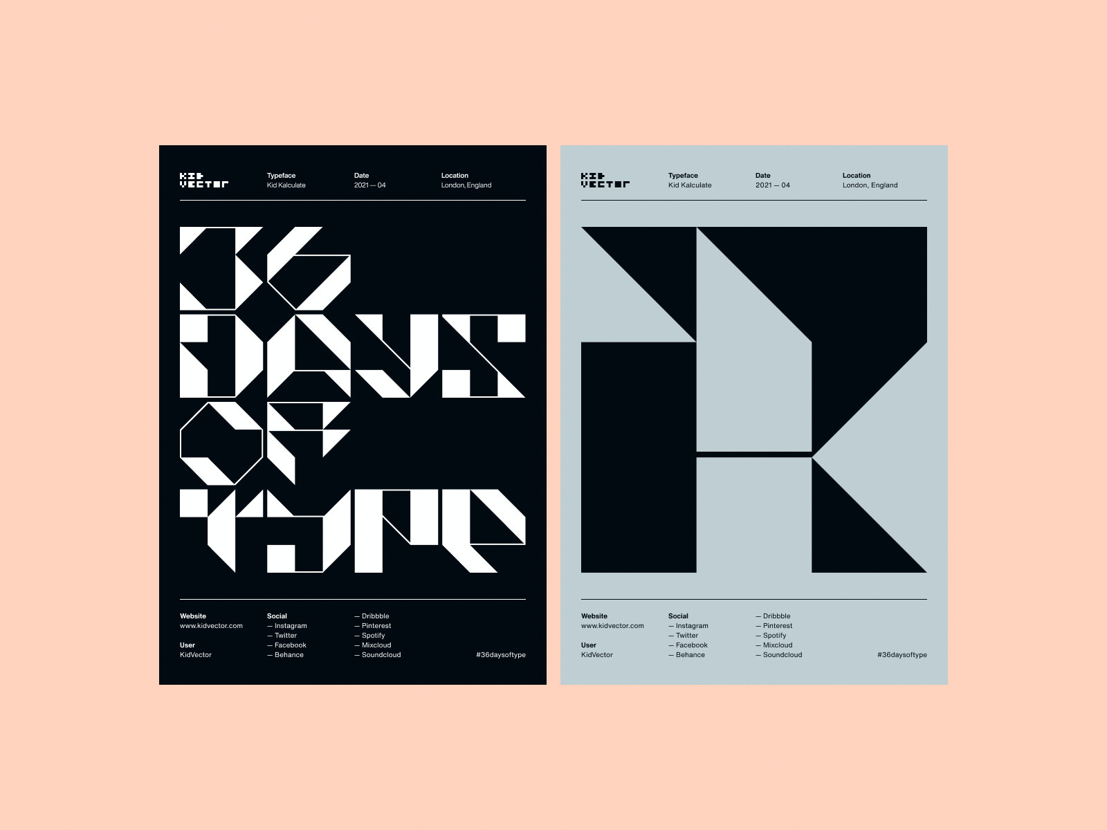 Kid Kalculate — R Poster 36daysoftype 36daysoftype08 type typeface typography