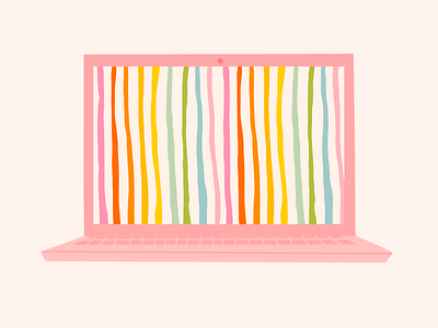 desktop wallpaper / rainbow stripe