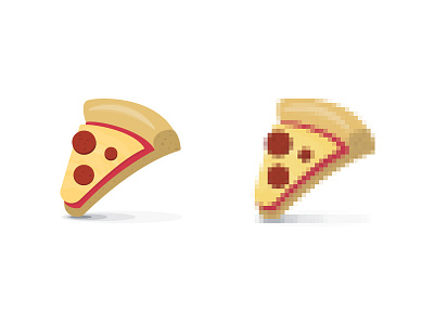 8-Bit Pizza Favicon 8 bit boston ecommerce favicon icon new england pizza