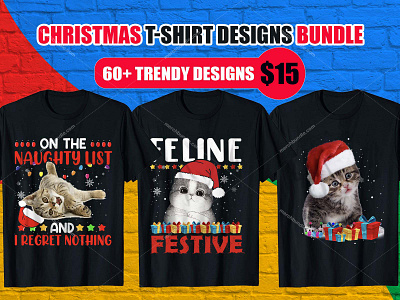 Download Christmas T Shirt Design Bundle By Shamim Hussain On Dribbble