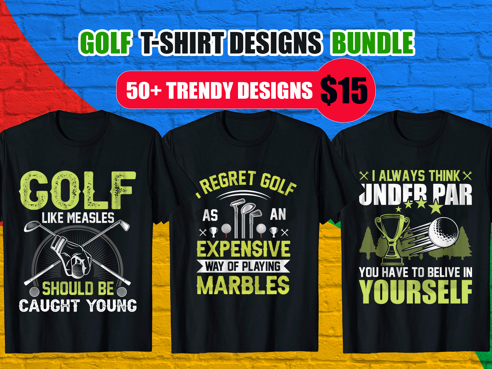 cool golf t shirts