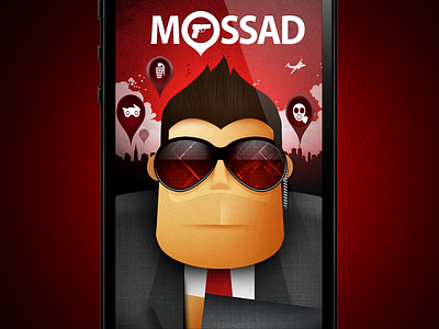 Mossad Game character design israel mossad