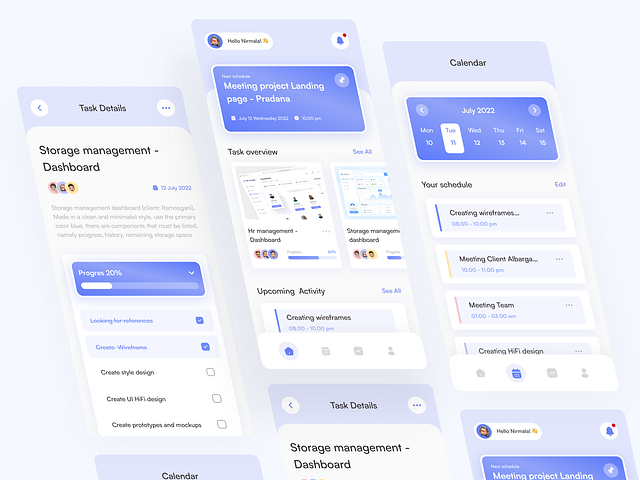 Trending Mobile, App, and Interface Designs on Dribbble