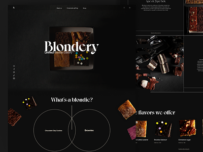 Blondery - Shopify Store bakery blondery branding company design ecommerce shopify store web website