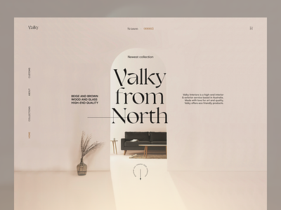 Valky from North design ecommerce furniture headless home jamstack web website