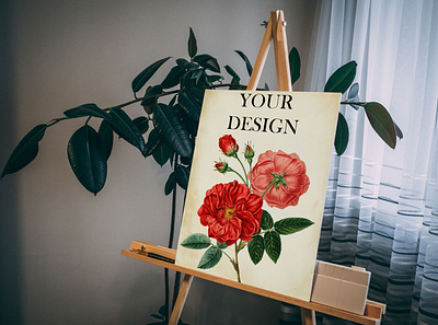 Canvas Mockup canvas design graphic design mockup